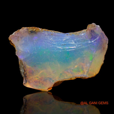 2.00 Cts Unheated Ethiopian Fire Opal Loose Gemstone Fancy Rough Natural 13x8x6 mm E-564