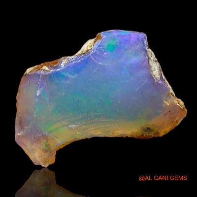 2.00 Cts Unheated Ethiopian Fire Opal Loose Gemstone Fancy Rough Natural 13x8x6 mm E-564