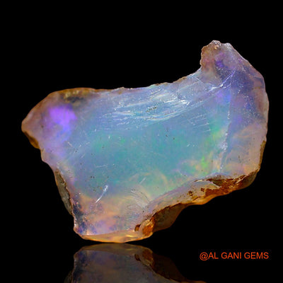 2.00 Cts Unheated Ethiopian Fire Opal Loose Gemstone Fancy Rough Natural 13x8x6 mm E-564