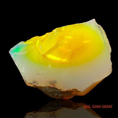 1.00 Cts Natural Ethiopian Fire Opal Loose Gemstone Fancy Rough 13x7x5 mm E-565