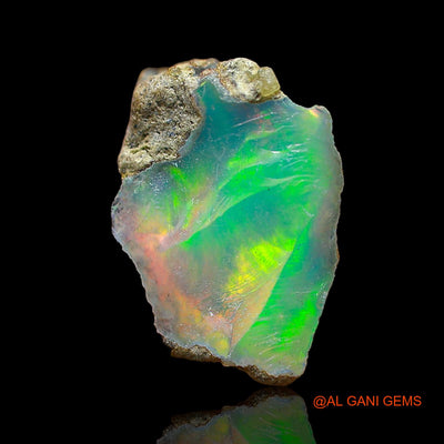 2.00 Cts Unheated Ethiopian Fire Opal Loose Gemstone Fancy Rough Natural 12x9x5 mm E-566