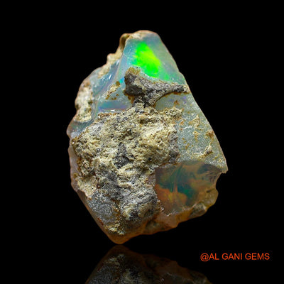 2.00 Cts Unheated Ethiopian Fire Opal Loose Gemstone Fancy Rough Natural 12x9x5 mm E-566