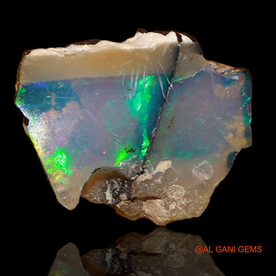 3.00 Cts Unheated Ethiopian Fire Opal Loose Gemstone Fancy Rough Natural 15x11x5 mm E-56