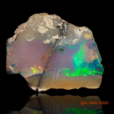 3.00 Cts Unheated Ethiopian Fire Opal Loose Gemstone Fancy Rough Natural 15x11x5 mm E-56