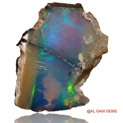 3.00 Cts Unheated Ethiopian Fire Opal Loose Gemstone Fancy Rough Natural 15x11x5 mm E-56