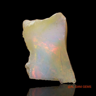 3.00 Cts Natural Ethiopian Fire Opal Loose Gemstone Fancy Rough 13x9x9 mm E-571