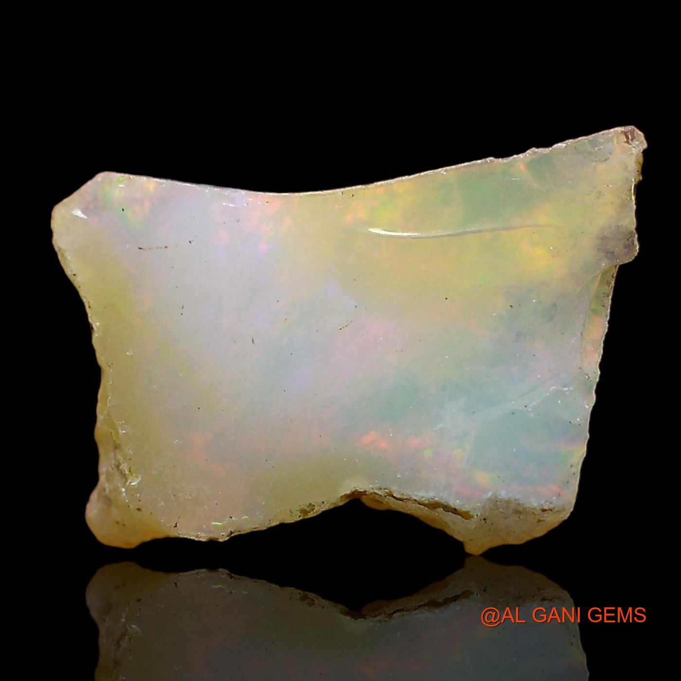 3.00 Cts Natural Ethiopian Fire Opal Loose Gemstone Fancy Rough 13x9x9 mm E-571