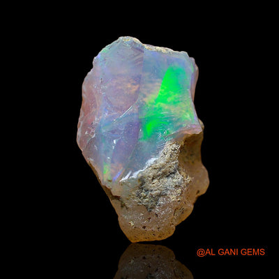 Natural Fire Opal Gemstone 2.00 Cts Loose Fancy Rough From Ethiopia 13x7x5 mm E-572
