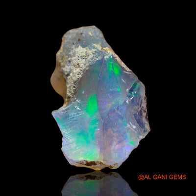 Natural Fire Opal Gemstone 2.00 Cts Loose Fancy Rough From Ethiopia 13x7x5 mm E-572