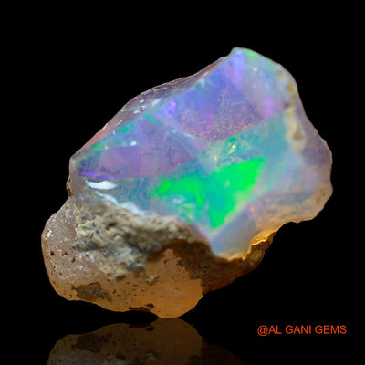 Natural Fire Opal Gemstone 2.00 Cts Loose Fancy Rough From Ethiopia 13x7x5 mm E-572