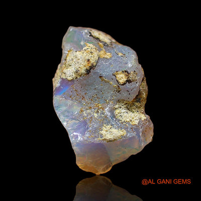 Natural Fire Opal Gemstone 2.00 Cts Loose Fancy Rough From Ethiopia 13x7x5 mm E-572