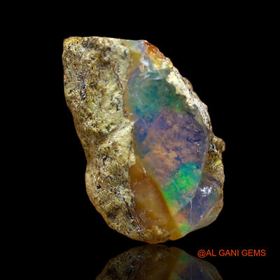 2.00 Cts Natural Ethiopian Fire Opal Loose Gemstone Fancy Rough 11x8x5 mm E-574