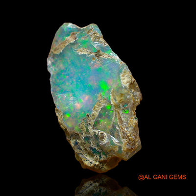 2.00 Cts Natural Ethiopian Fire Opal Loose Gemstone Fancy Rough 12x8x6 mm E-575