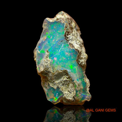 2.00 Cts Natural Ethiopian Fire Opal Loose Gemstone Fancy Rough 12x8x6 mm E-575