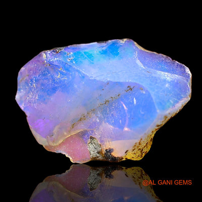 Natural Untreated Fire Opal Loose Gemstone Fancy Rough From Ethiopia 2.00 Cts 12x8x6 mm E-576