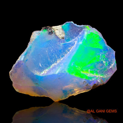Natural Untreated Fire Opal Loose Gemstone Fancy Rough From Ethiopia 2.00 Cts 12x8x6 mm E-576