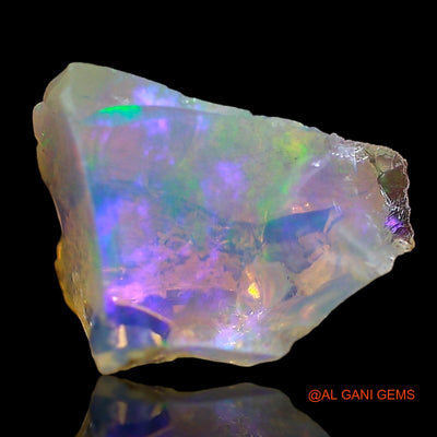 Natural Fire Opal Gemstone 2.00 Cts Loose Fancy Rough From Ethiopia 11x8x6 mm E-577