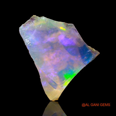 Natural Fire Opal Gemstone 2.00 Cts Loose Fancy Rough From Ethiopia 11x8x6 mm E-577