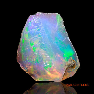 2.00 Cts Natural Ethiopian Fire Opal Fancy Rough Loose Gemstone For Jewelry 11x8x7 mm E-579