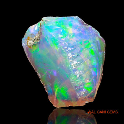 2.00 Cts Natural Ethiopian Fire Opal Fancy Rough Loose Gemstone For Jewelry 11x8x7 mm E-579