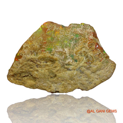 3.00 Cts Natural Ethiopian Fire Opal Fancy Rough Loose Gemstone For Jewelry 18x12x4 mm E-57