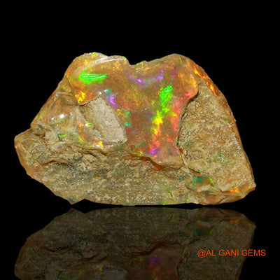 3.00 Cts Natural Ethiopian Fire Opal Fancy Rough Loose Gemstone For Jewelry 18x12x4 mm E-57