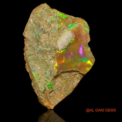 3.00 Cts Natural Ethiopian Fire Opal Fancy Rough Loose Gemstone For Jewelry 18x12x4 mm E-57