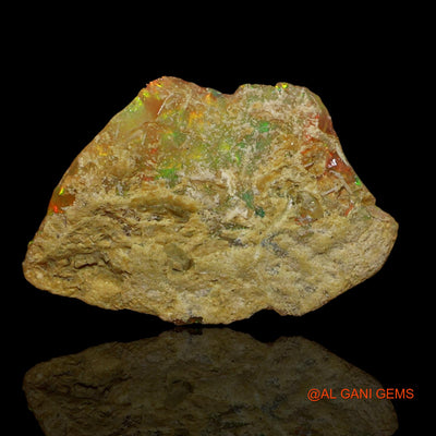3.00 Cts Natural Ethiopian Fire Opal Fancy Rough Loose Gemstone For Jewelry 18x12x4 mm E-57