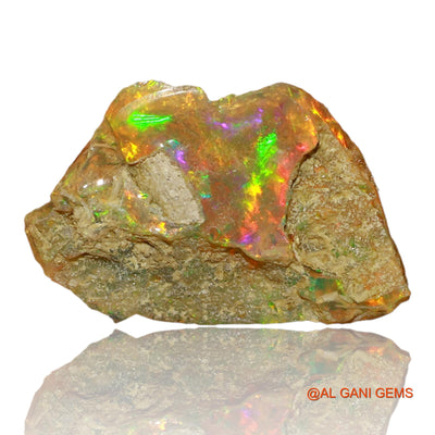 3.00 Cts Natural Ethiopian Fire Opal Fancy Rough Loose Gemstone For Jewelry 18x12x4 mm E-57