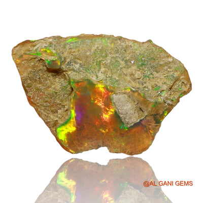 3.00 Cts Natural Ethiopian Fire Opal Fancy Rough Loose Gemstone For Jewelry 18x12x4 mm E-57