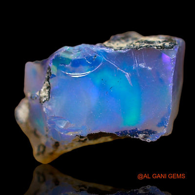 1.00 Cts Unheated Ethiopian Fire Opal Loose Gemstone Fancy Rough Natural 11x8x5 mm E-580