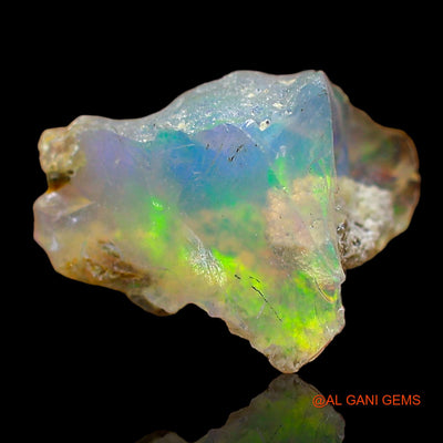 2.00 Cts Natural Ethiopian Fire Opal Loose Gemstone Fancy Rough 11x9x6 mm E-582