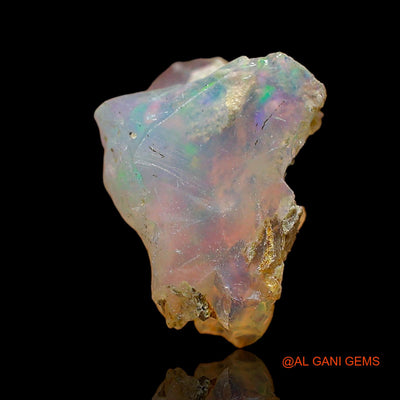 2.00 Cts Natural Ethiopian Fire Opal Loose Gemstone Fancy Rough 11x9x6 mm E-582