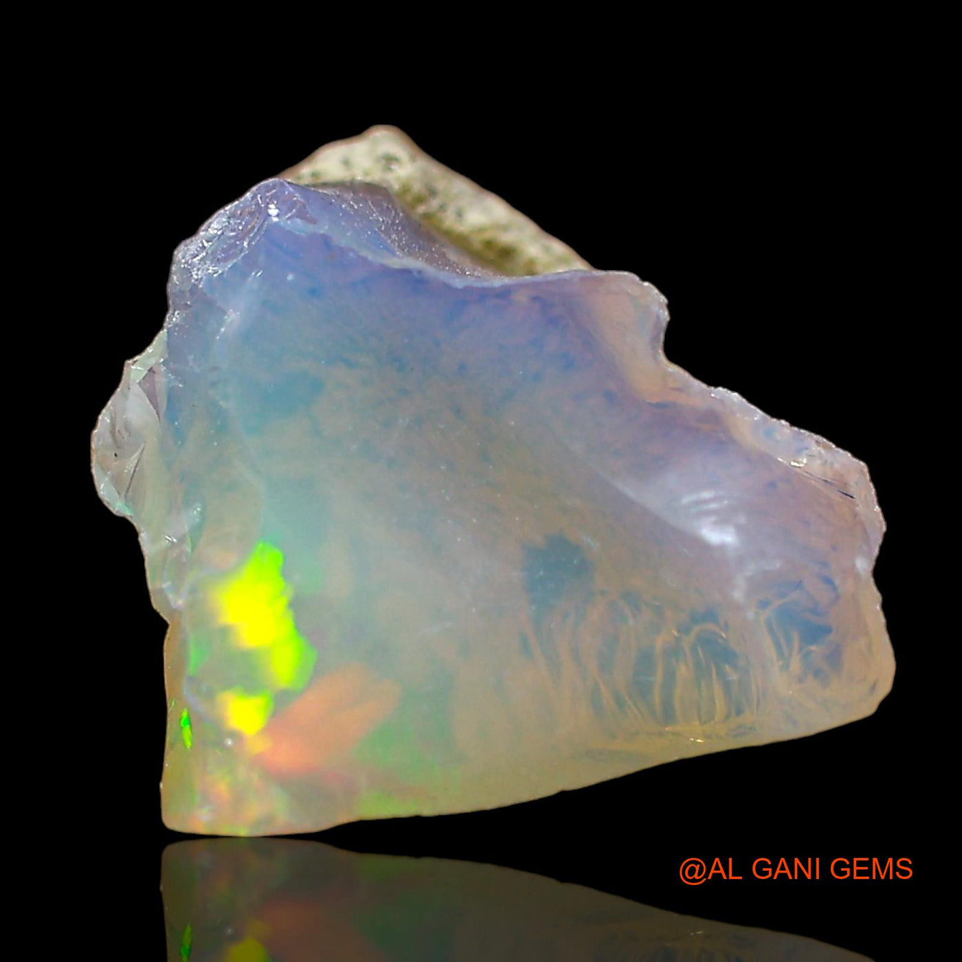 2.00 Cts Natural Ethiopian Fire Opal Loose Gemstone Fancy Rough 9x7x6 mm E-583