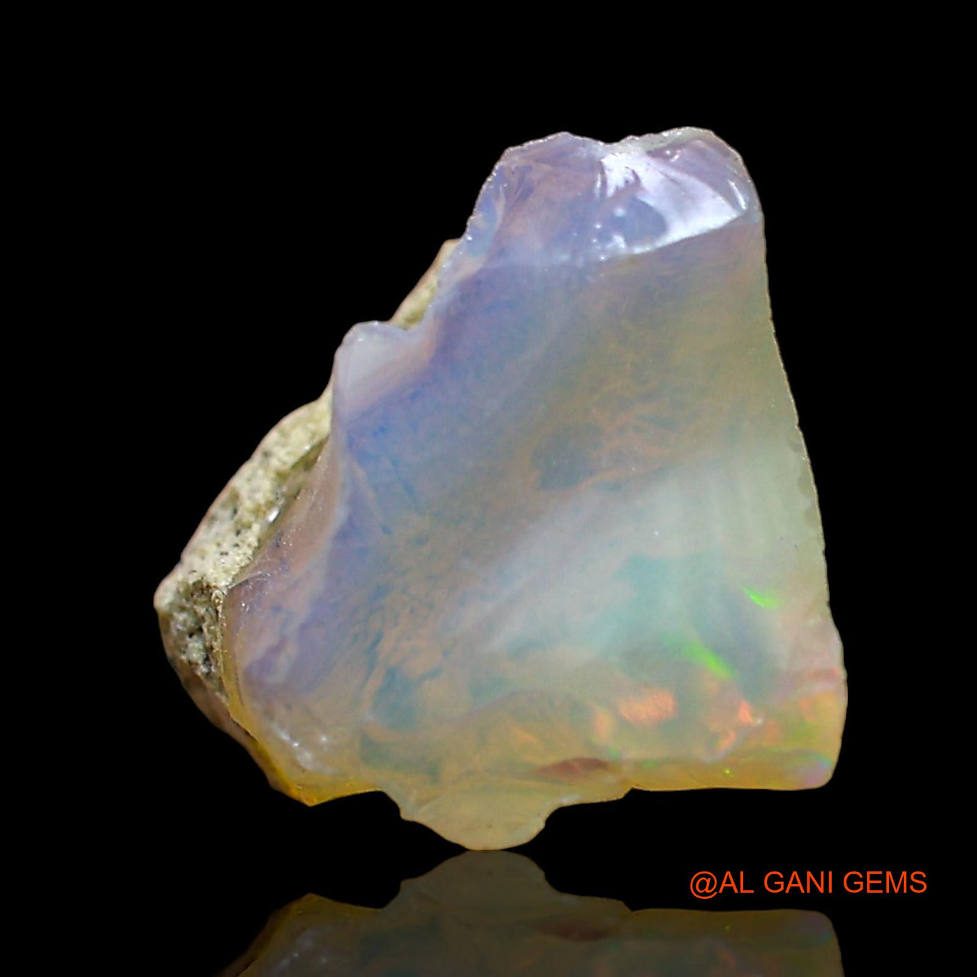 2.00 Cts Natural Ethiopian Fire Opal Loose Gemstone Fancy Rough 9x7x6 mm E-583