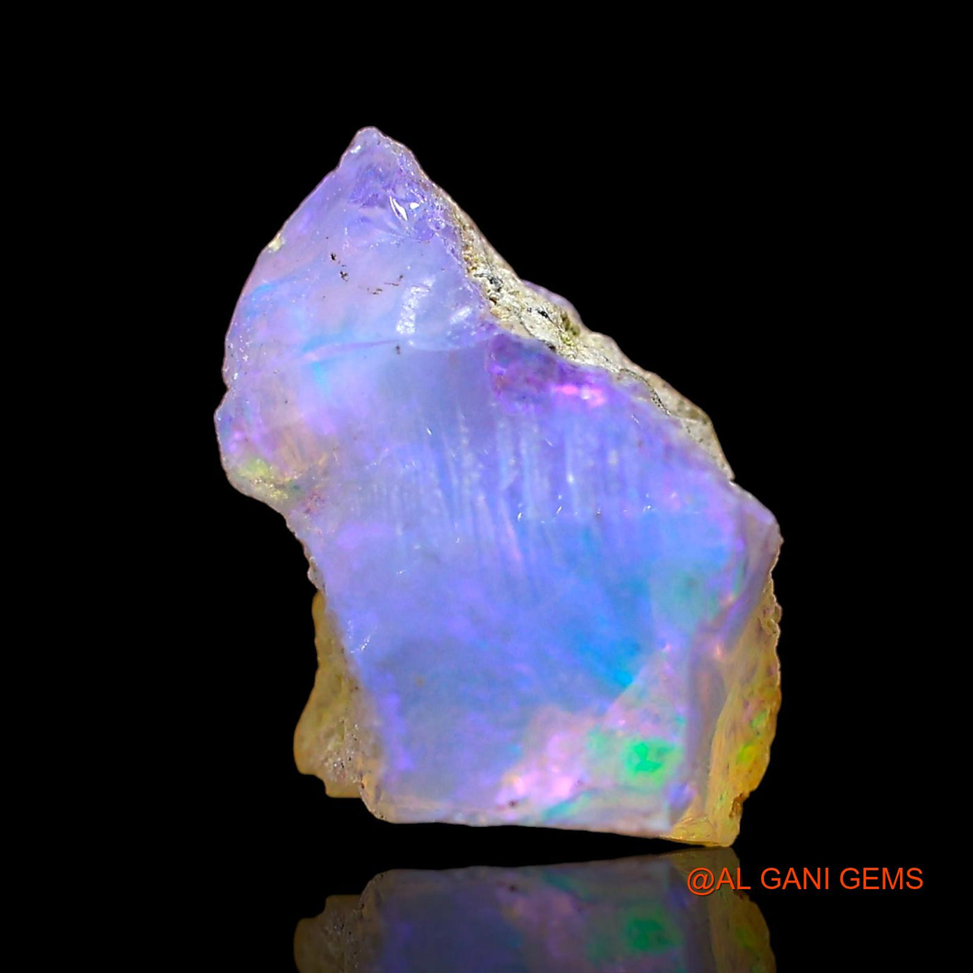 2.00 Cts Natural Ethiopian Fire Opal Fancy Rough Loose Gemstone For Jewelry 12x9x7 mm E-584