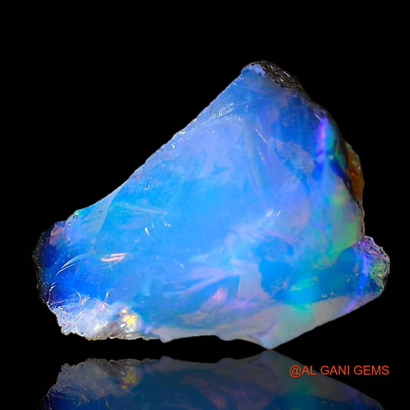 2.00 Cts Natural Ethiopian Fire Opal Loose Gemstone Fancy Rough 11x8x6 mm E-585