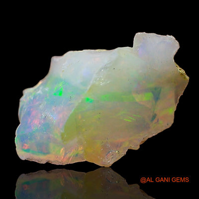 Natural Untreated Fire Opal Loose Gemstone Fancy Rough From Ethiopia 2.00 Cts 13x8x7 mm E-587