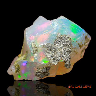 Natural Untreated Fire Opal Loose Gemstone Fancy Rough From Ethiopia 2.00 Cts 13x8x7 mm E-587