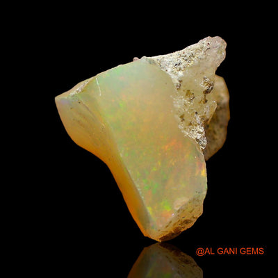 2.00 Cts Natural Ethiopian Fire Opal Loose Gemstone Fancy Rough 10x9x8 mm E-588