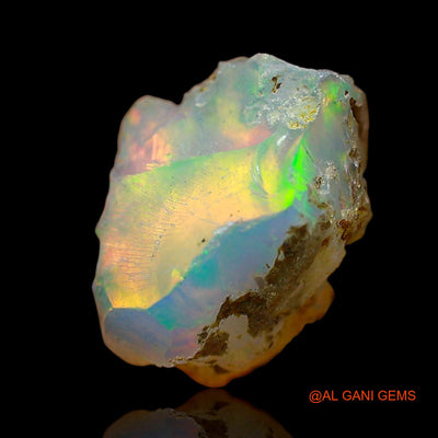Natural Untreated Fire Opal Loose Gemstone Fancy Rough From Ethiopia 2.00 Cts 10x9x7 mm E-589