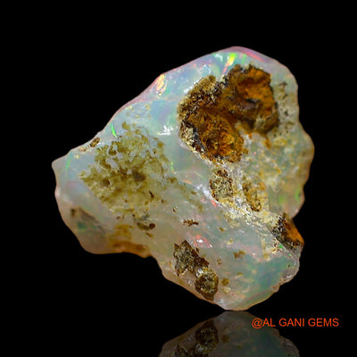 Natural Untreated Fire Opal Loose Gemstone Fancy Rough From Ethiopia 2.00 Cts 10x9x7 mm E-589