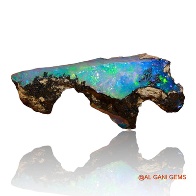 Natural Untreated Fire Opal Loose Gemstone Fancy Rough From Ethiopia 4.00 Cts 23x10x9 mm E-58