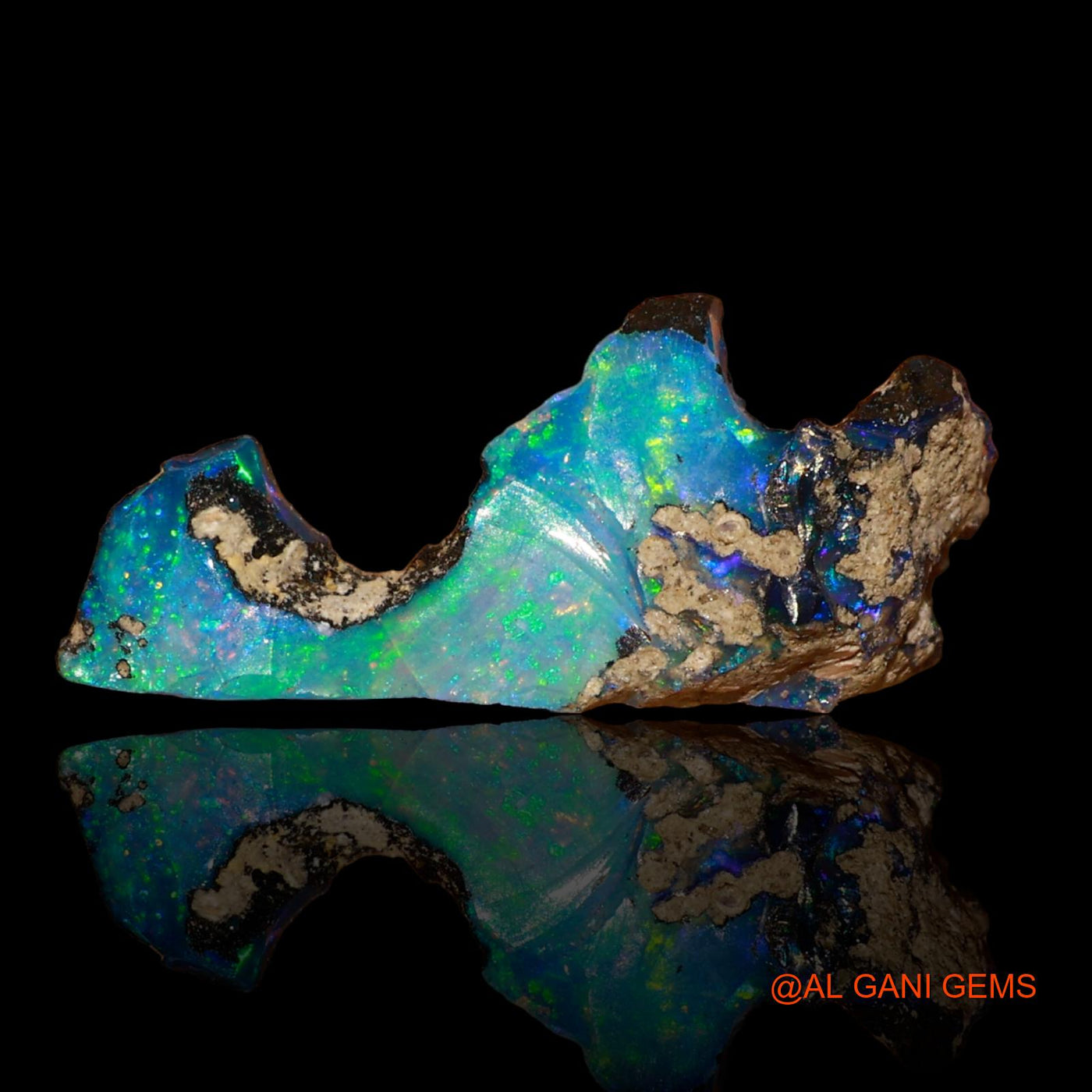 Natural Untreated Fire Opal Loose Gemstone Fancy Rough From Ethiopia 4.00 Cts 23x10x9 mm E-58