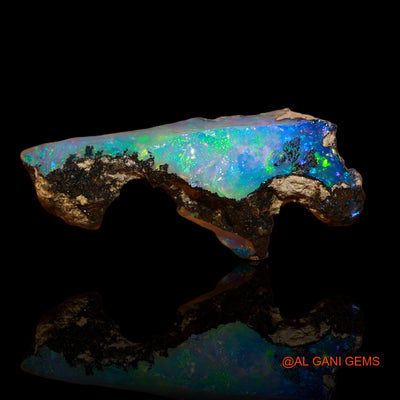 Natural Untreated Fire Opal Loose Gemstone Fancy Rough From Ethiopia 4.00 Cts 23x10x9 mm E-58