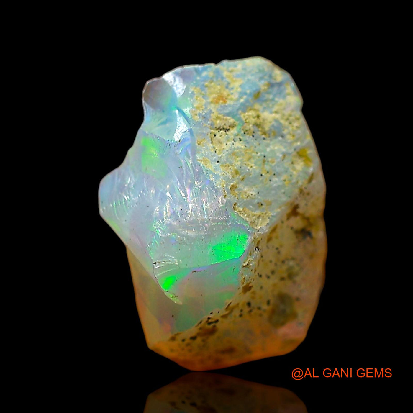 2.00 Cts Natural Ethiopian Fire Opal Fancy Rough Loose Gemstone For Jewelry 11x8x6 mm E-591