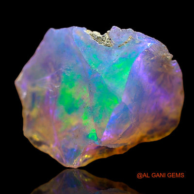 1.00 Cts Natural Ethiopian Fire Opal Loose Gemstone Fancy Rough 11x8x6 mm E-592