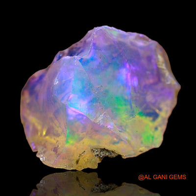 1.00 Cts Natural Ethiopian Fire Opal Loose Gemstone Fancy Rough 11x8x6 mm E-592