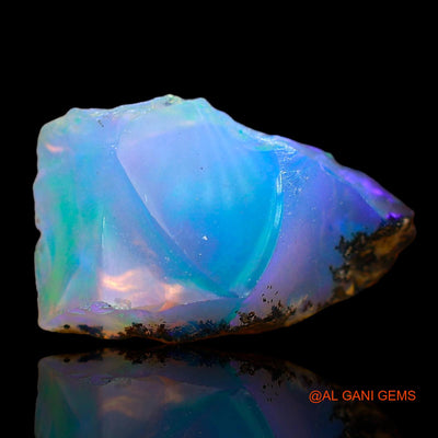 1.00 Cts Natural Ethiopian Fire Opal Fancy Rough Loose Gemstone For Jewelry 11x7x6 mm E-593