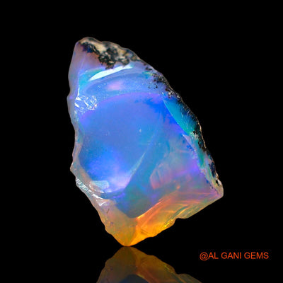 1.00 Cts Natural Ethiopian Fire Opal Fancy Rough Loose Gemstone For Jewelry 11x7x6 mm E-593
